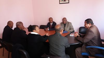 Visite de Courtoisie du Secrétaire National du Parti AREMA, au Président du CFM (Ampefiloha 24 Mai 2018)